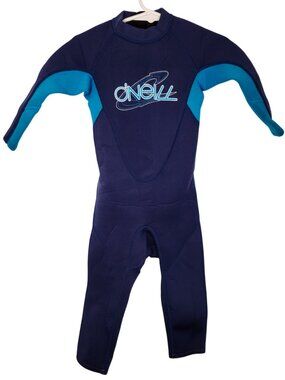 O'Neill Reactor Blue Unisex One Piece Wetsuit Toddler Size 1